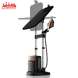 این دستگاه دارای طراحی مدرن و کاربردی است و برای اتو کردن لباس ها به صورت عمودی و بدون نیاز به میز اتو مناسب است.